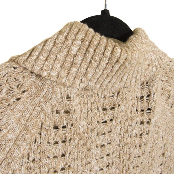Whimsical Wanderer's Wild Dream: Merona Relaxed Cardigan (S) Rustic Beige V-neck - Picture 8 of 13